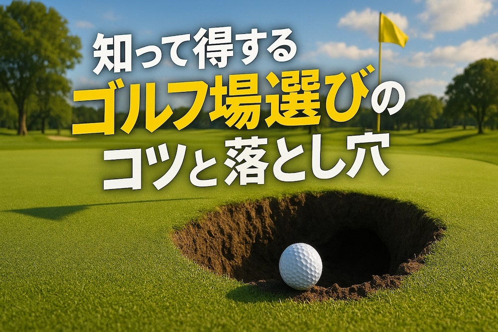 知って得するゴルフ場選びのコツと落とし穴